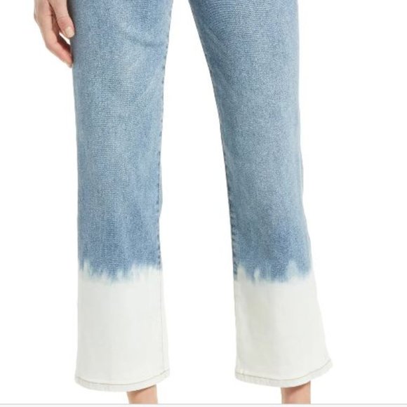 Blanc NYC Dip Dye Faded Crop Jean Size 27 - Picture 2 of 5